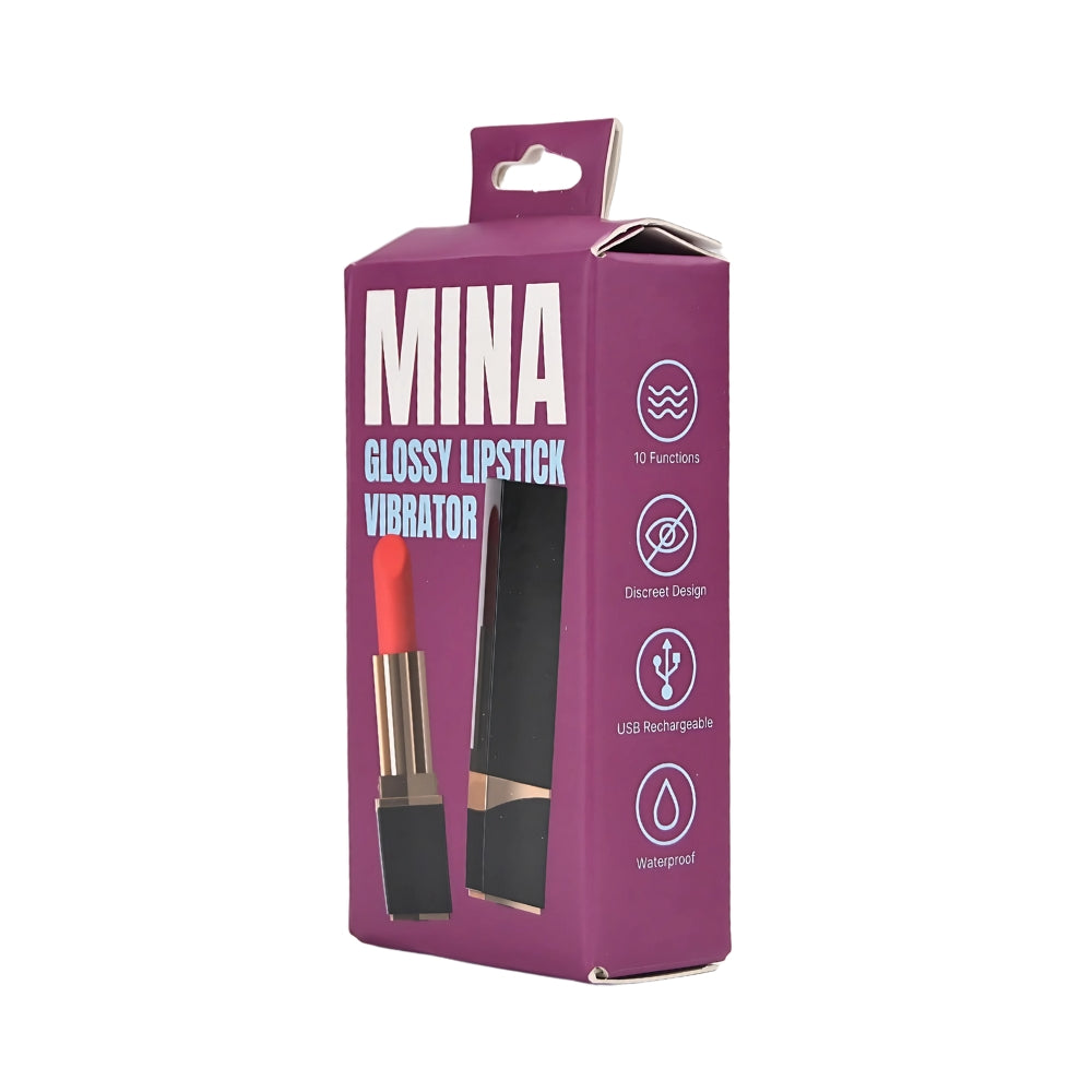 Mina Glossy Lipstick Vibrator