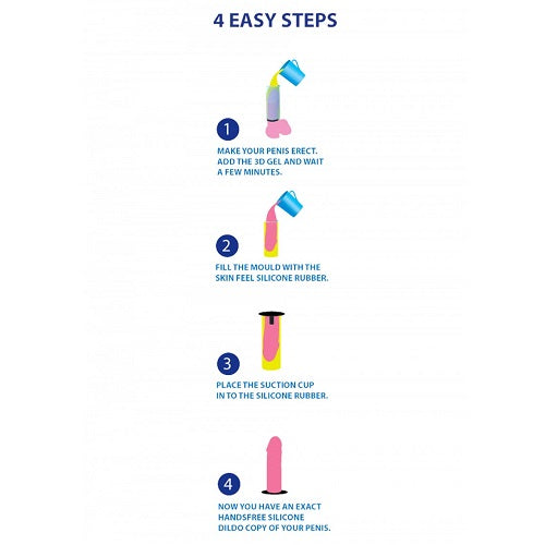 Cloneboy Cast Your Own Silicone Dildo with Suction Cup Kit Pink